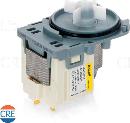 Pompa-ASKOL-25W,-Compatibile-per-Lavatrice-Bosch,-AEG,-Rex