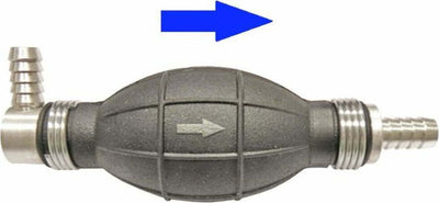 Pompa di adescamento gasolio Ø 12mm con attacco dritto e 90°