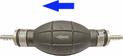 Pompa di adescamento gasolio Ø 6mm con attacchi dritti