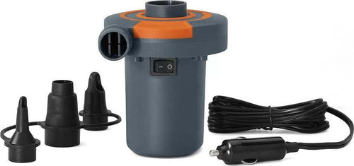 Pompa Di Gonfiaggio Elettrica 3 Adattatori Per Valvole Accendisigari 12v 62144 Sport e tempo libero/Attività ricreative all'aperto/Camping e outdoor/Letti e accessori da campeggio/Pompe/Pompe manuali Trade Shop italia - Napoli, Commerciovirtuoso.it