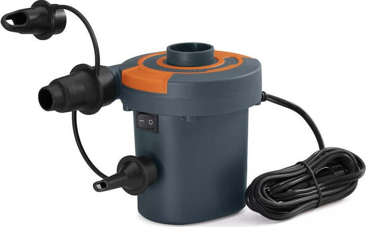 Pompa Di Gonfiaggio Elettrica 3 Adattatori Per Valvole Accendisigari 12v 62144 Sport e tempo libero/Attività ricreative all'aperto/Camping e outdoor/Letti e accessori da campeggio/Pompe/Pompe manuali Trade Shop italia - Napoli, Commerciovirtuoso.it