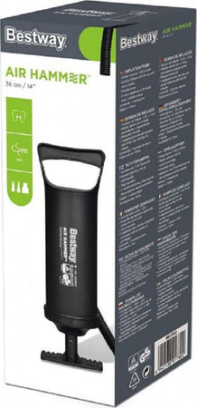 Pompa Di Gonfiaggio Manuale 36 Cm Volume 1.850 Cc 3 Adattatori Per Valvola 62003 Sport e tempo libero/Attività ricreative all'aperto/Camping e outdoor/Letti e accessori da campeggio/Pompe/Pompe manuali Trade Shop italia - Napoli, Commerciovirtuoso.it
