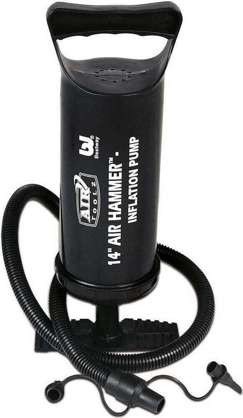 Pompa Di Gonfiaggio Manuale Piscina 30cm Volume 850cc 3 Adattatori Valvola 62002 Sport e tempo libero/Attività ricreative all'aperto/Camping e outdoor/Letti e accessori da campeggio/Pompe/Pompe manuali Trade Shop italia - Napoli, Commerciovirtuoso.it