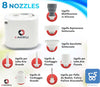 Pompa Elettrica per Gonfiabili Ricaricabile MULTIFUNZIONE Sottovuoto Vestiti Gonfia Sgonfia Palloncini Materasso Gonfiabile Luce Led