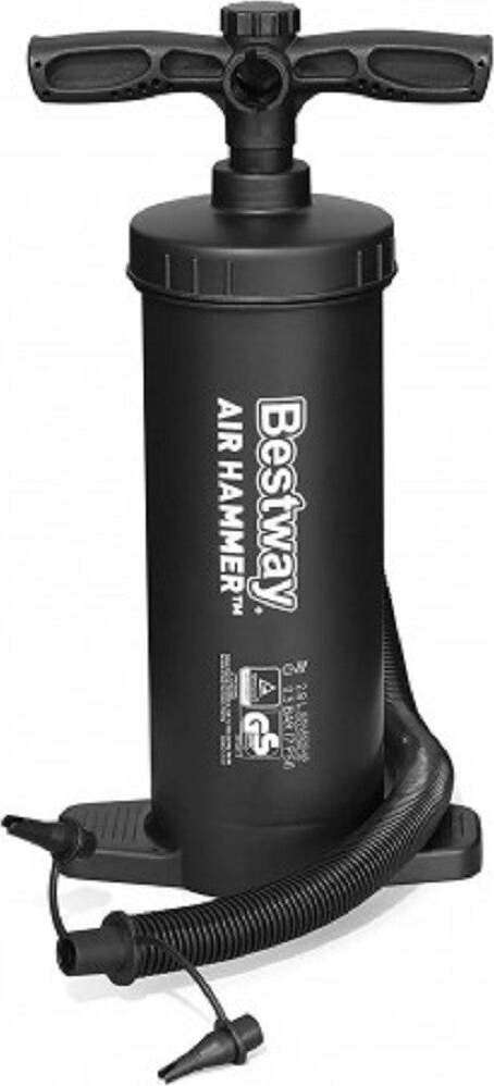 Pompa Manuale Multifunzione Gonfia/sgonfia Volume 2.800 Cc 4 Adattatori 62086 Sport e tempo libero/Attività ricreative all'aperto/Camping e outdoor/Letti e accessori da campeggio/Pompe/Pompe manuali Trade Shop italia - Napoli, Commerciovirtuoso.it