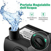 Pompa Per Acqua Da Acquario Per Pesci 850 L/h Ad Immersione 12w 220v Regolabile Prodotti per animali domestici/Rettili e anfibi/Filtri e pompe Trade Shop italia - Napoli, Commerciovirtuoso.it