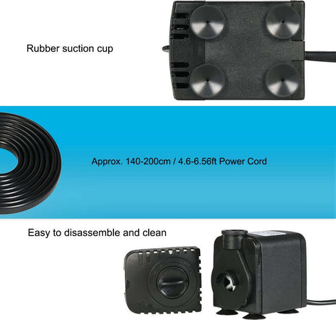 Pompa Per Acqua Da Acquario Per Pesci 850 L/h Ad Immersione 12w 220v Regolabile Prodotti per animali domestici/Rettili e anfibi/Filtri e pompe Trade Shop italia - Napoli, Commerciovirtuoso.it