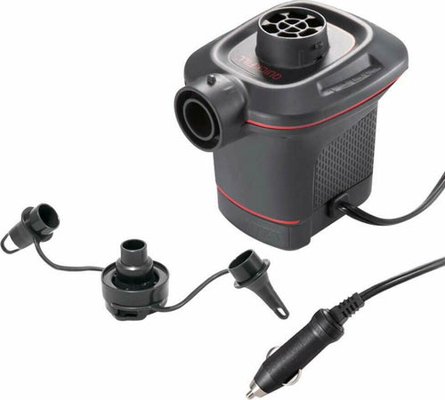 Pompa per gonfiaggio e sgonfiaggio presa accendisigari 12 v per materassini e piscine gonfiabili Sport e tempo libero/Attività ricreative all'aperto/Camping e outdoor/Letti e accessori da campeggio/Pompe/Pompe elettriche La Zappa - Altamura, Commerciovirtuoso.it