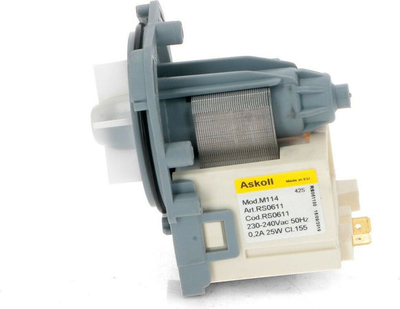 POMPA SCARICO ASKOLL LAVATRICE 25 W- UNIVERSALE- REX ELECTROLUX SMEG INCASTRO Casa e cucina/Grandi elettrodomestici/Accessori e parti di ricambio/Ricambi e accessori per lavatrici/Pompe di scarico per lavatrici Rossi Ricambi - Venetico Marina, Commerciovirtuoso.it