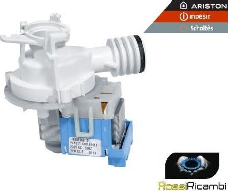 POMPA SCARICO LAVATRICE ARISTON INDESIT FILTRO - C00143739 C0090537 - ORIGINALE Casa e cucina/Grandi elettrodomestici/Accessori e parti di ricambio/Ricambi e accessori per lavatrici/Pompe di scarico per lavatrici Rossi Ricambi - Venetico Marina, Commerciovirtuoso.it