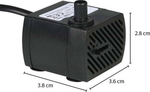 Pompa-Sommergibile-Dn3100-Acquario-3w-0.5mt-Multi-Funzione-250l/h-Immergibile