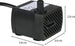 Pompa-Sommergibile-Dn3100-Acquario-3w-0.5mt-Multi-Funzione-250l/h-Immergibile