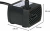 Pompa-Sommergibile-Dn3100-Acquario-3w-0.5mt-Multi-Funzione-250l/h-Immergibile