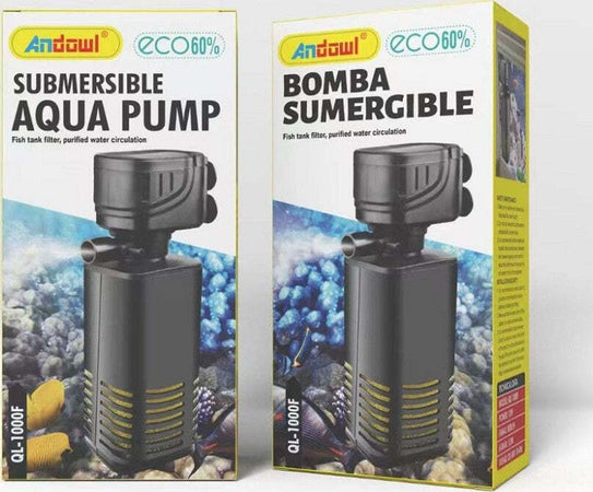 Pompa Sommergibile Per Acquario Riciclo Acqua Dolce Salata 800l/h 12 W Ql-1000f Prodotti per animali domestici/Pesci e animali d'acqua/Pompe e filtri/Accessori per pompe d'acqua Trade Shop italia - Napoli, Commerciovirtuoso.it