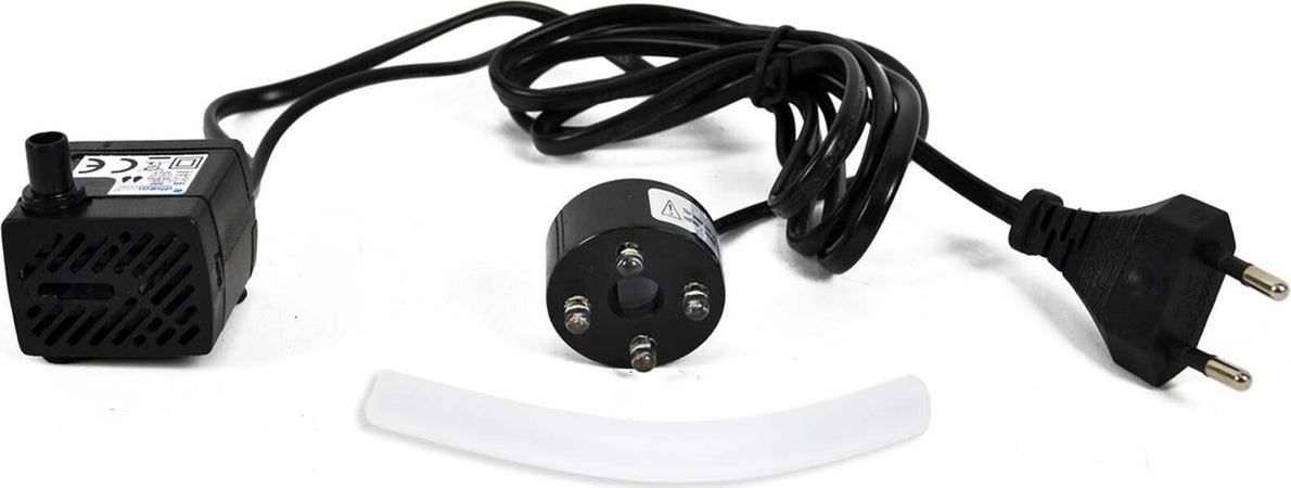 Pompa sommersa 7 W nebulizzatore ad acqua motorino per cascata e fontana effetto nebbia 4 led bianco freddo Casa e cucina/Decorazioni per interni/Addobbi e decorazioni per ricorrenze/Decorazioni natalizie/Presepi/Statuine e fondali per il presepe MagiediNatale.it - Altamura, Commerciovirtuoso.it