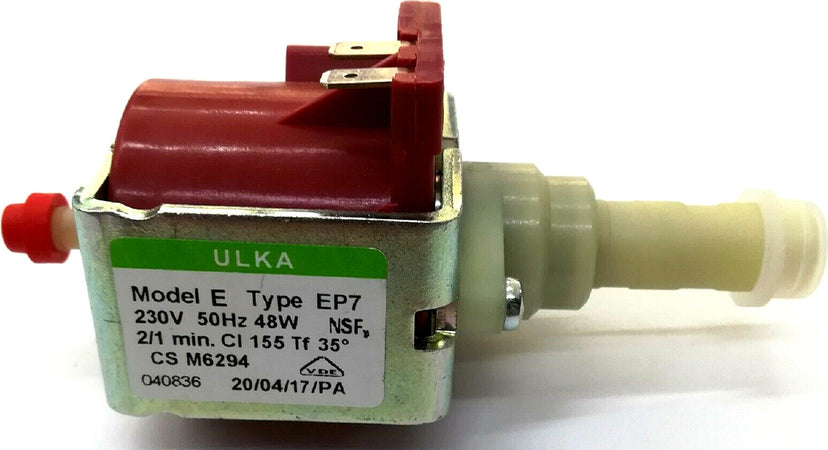 POMPA ULKA - EP7 MACCHINA CAFFE' E VARIE 48W 230V 7 bar - ARIETE GAGGIA SAECO Casa e cucina/Elettrodomestici per la cucina/Macchine da caffè/Parti di ricambio per macchine da caffè/Componenti interne ed esterne per macchine da caffè Rossi Ricambi - Venetico Marina, Commerciovirtuoso.it