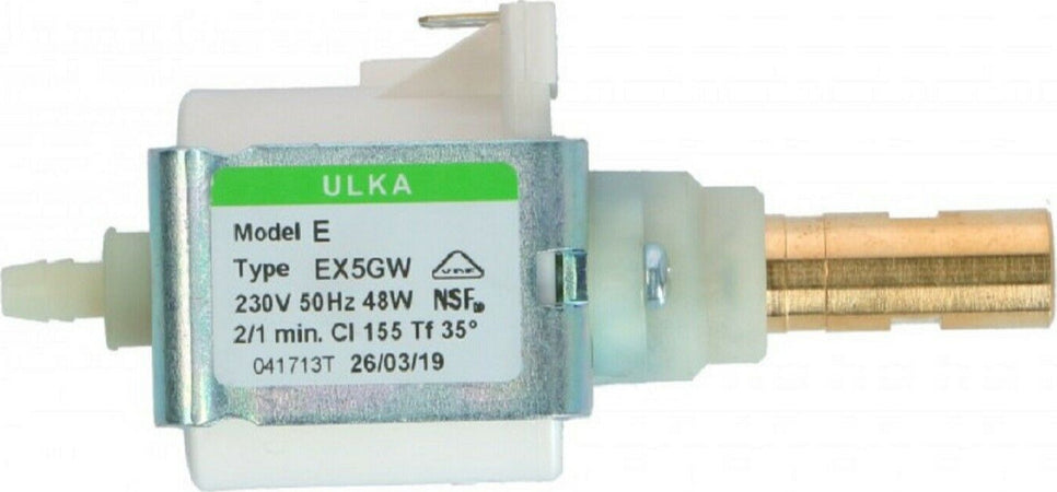POMPA ULKA - EX5GW MACCHINA CAFFE' E VARIE 48W - SAECO GAGGIA MOKONA LAVAZZA ECC Casa e cucina/Elettrodomestici per la cucina/Macchine da caffè/Parti di ricambio per macchine da caffè/Componenti interne ed esterne per macchine da caffè Rossi Ricambi - Venetico Marina, Commerciovirtuoso.it