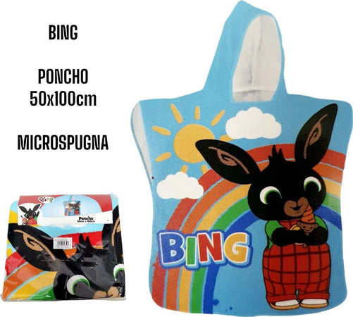 Poncho Bing 50*100 Cm Telo Per Bambini Mare Spiaggia Campeggio Doccia Bagno Casa e cucina/Tessili per la casa/Biancheria da bagno/Asciugamani/Teli mare Trade Shop italia - Napoli, Commerciovirtuoso.it