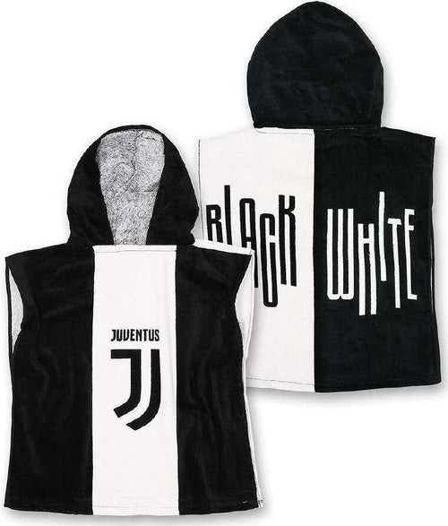 Poncho-Juventus-FC---Telo-Spugna-mare---Accappatoio---Taglia-Unica-50x50---Novia