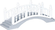 Ponte passerella bianco con base, edificio per villaggio di Natale in plastica Casa e cucina/Decorazioni per interni/Addobbi e decorazioni per ricorrenze/Decorazioni natalizie/Oggettistica MagiediNatale.it - Altamura, Commerciovirtuoso.it
