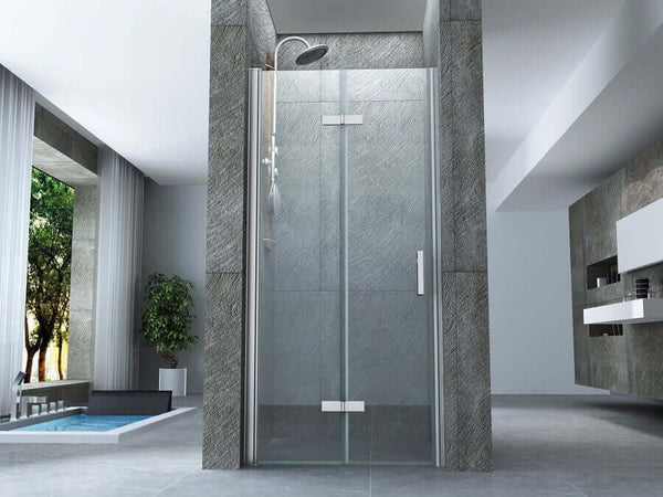 Porta A Libro Per Doccia A Nicchia in Cristallo Trasparente 8mm Porta per Doccia Incassata H195 Design Moderno Cancer Fai da te/Attrezzature per cucine e bagni/Attrezzature per bagni/Docce e componenti doccia/Porte doccia Shopbagno.it - Roma, Commerciovirtuoso.it