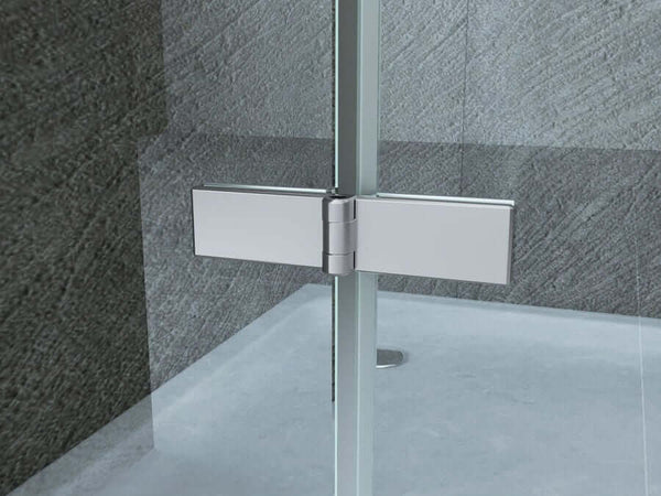 Porta A Libro Per Doccia A Nicchia in Cristallo Trasparente 8mm Porta per Doccia Incassata H195 Design Moderno Cancer Fai da te/Attrezzature per cucine e bagni/Attrezzature per bagni/Docce e componenti doccia/Porte doccia Shopbagno.it - Roma, Commerciovirtuoso.it