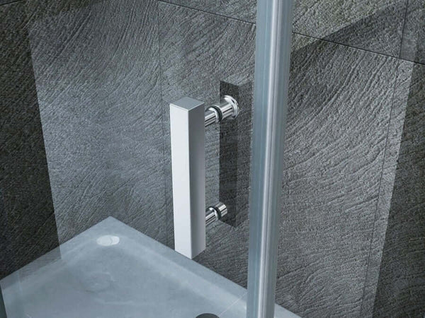 Porta A Libro Per Doccia A Nicchia in Cristallo Trasparente 8mm Porta per Doccia Incassata H195 Design Moderno Cancer Fai da te/Attrezzature per cucine e bagni/Attrezzature per bagni/Docce e componenti doccia/Porte doccia Shopbagno.it - Roma, Commerciovirtuoso.it