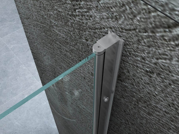 Porta A Libro Per Doccia A Nicchia in Cristallo Trasparente 8mm Porta per Doccia Incassata H195 Design Moderno Cancer Fai da te/Attrezzature per cucine e bagni/Attrezzature per bagni/Docce e componenti doccia/Porte doccia Shopbagno.it - Roma, Commerciovirtuoso.it