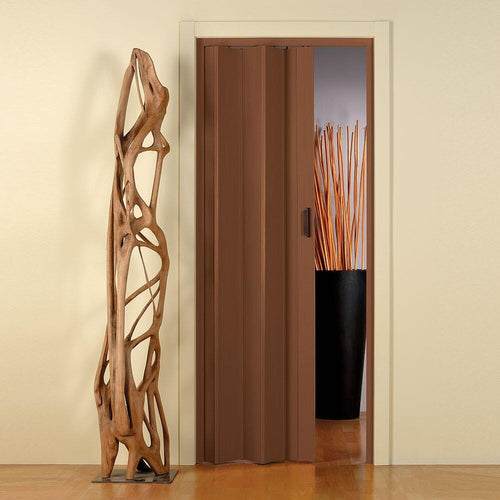 Porta a soffietto 83X214 mod. MONICA colore NOCE PASTELLO  in KIT incl. Maniglia Fai da te/Prodotti per la costruzione/Materiali da costruzione/Porte/Porte interne/Porte a soffietto Eternal Parquet - Ariano Irpino, Commerciovirtuoso.it