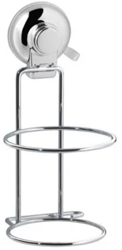 Porta asciugacapelli cromato con ventose gedy - serie hot