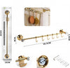 Porta Asciugamani 6 Ganci Supporto Arredo Bagno Casa Cucina Dorato Oro Dgo-100 Casa, arredamento e bricolage > Accessori Bagno > Set da Bagno Trade Shop italia - Napoli, Commerciovirtuoso.it