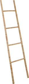 Porta-asciugamani-a-forma-di-scala,-struttura-in-Bambù-resistente