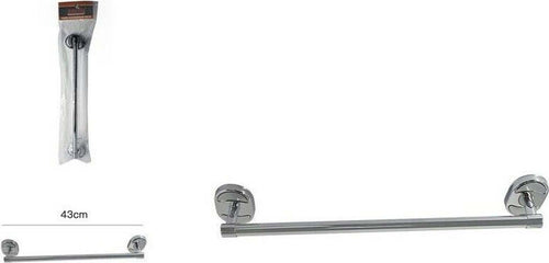 PORTA ASCIUGAMANI ACCIAIO PARETE BAGNO FISSAGGIO CON VITI O COLLA 40CM 52908  Trade Shop italia - Napoli, Commerciovirtuoso.it