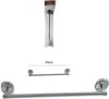 PORTA ASCIUGAMANI ACCIAIO PARETE BAGNO FISSAGGIO CON VITI O COLLA 40CM 52908  Trade Shop italia - Napoli, Commerciovirtuoso.it