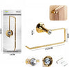 Porta Asciugamani Bagno Parete Salviette Dorato Supporto Arredo Bagno Dgo-113 Casa, arredamento e bricolage > Accessori Bagno > Set da Bagno Trade Shop italia - Napoli, Commerciovirtuoso.it