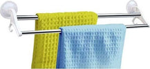 PORTA ASCIUGAMANI DA BAGNO ATTACCO A VENTOSA 2 ASTE 50CM 2 APPENDINI  Trade Shop italia - Napoli, Commerciovirtuoso.it