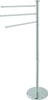 PORTA ASCIUGAMANI PIANTANA ACCIAIO 3 ASTE GIREVOLI 360° BASE TONDA ALTEZZA 93 CM  Trade Shop italia - Napoli, Commerciovirtuoso.it