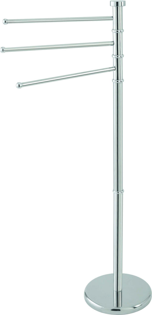 PORTA ASCIUGAMANI PIANTANA ACCIAIO 3 ASTE GIREVOLI 360° BASE TONDA ALTEZZA 93 CM  Trade Shop italia - Napoli, Commerciovirtuoso.it