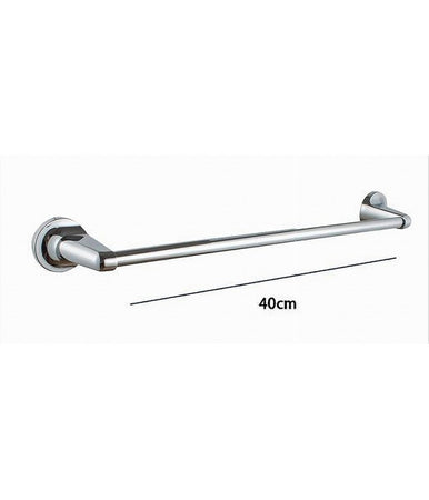Porta Asciugamani Portasciugamani Cromato 40 Cm Maniglione A Parete Bagno 79812