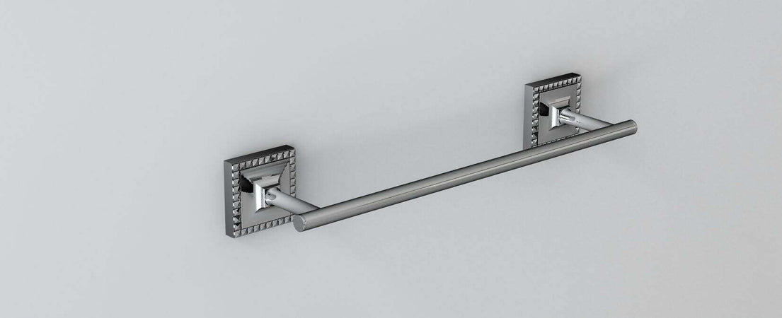 Porta Asciugamano Abs Da Parete In Abs Cromato E In Acciaio Inox Plaisir Made In Italy Design Moderno