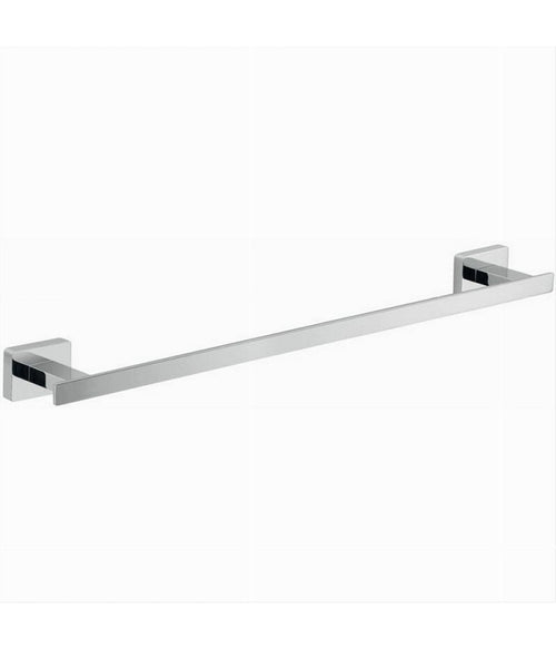 Porta Asciugamano Acciaio Moderno Fissaggio Parete Arredo Bagno Cubo 60 Cm 87212