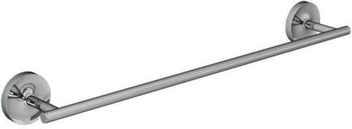 Porta Asciugamano Da Parete Abs Cromato Acciaio Inox 45 Cm Asciugaman I Serie Luna Minimal Design Moderno Made In Italy