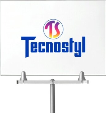 Porta avvisi - acrilico - A4 - orizzontale - per espositori con semisfere - Tecnostyl Cancelleria e prodotti per ufficio/Archivio ufficio e accessori per scrivania/Accessori da scrivania e archiviazione/Portabrochure Eurocartuccia - Pavullo, Commerciovirtuoso.it