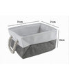 Porta Biancheria In Tessuto Con Manici Organizer Per Vestiti Sporchi Bagno 10623