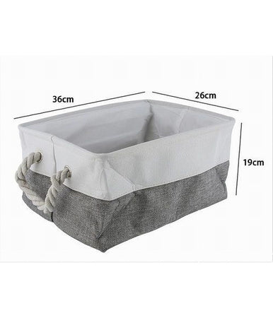 Porta Biancheria In Tessuto Organizer Per Vestiti Sporchi Bagno Con Manici 10624