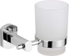 Porta Bicchiere per Spazzolino da Bagno a Parete Ottone Cromato Accessori Alta Qualità Casa e cucina/Bagno/Accessori per il bagno/Dosatori e porta accessori/Bicchieri porta spazzolini Ogomondo - Martina Franca, Commerciovirtuoso.it