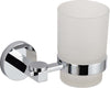 Porta Bicchiere per Spazzolino da Bagno Margherita a Parete Ottone Cromato Casa e cucina/Bagno/Accessori per il bagno/Dosatori e porta accessori/Bicchieri porta spazzolini Ogomondo - Martina Franca, Commerciovirtuoso.it