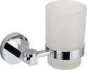 Porta Bicchiere per Spazzolino da Bagno Margherita a Parete Ottone Cromato Casa e cucina/Bagno/Accessori per il bagno/Dosatori e porta accessori/Bicchieri porta spazzolini Ogomondo - Martina Franca, Commerciovirtuoso.it