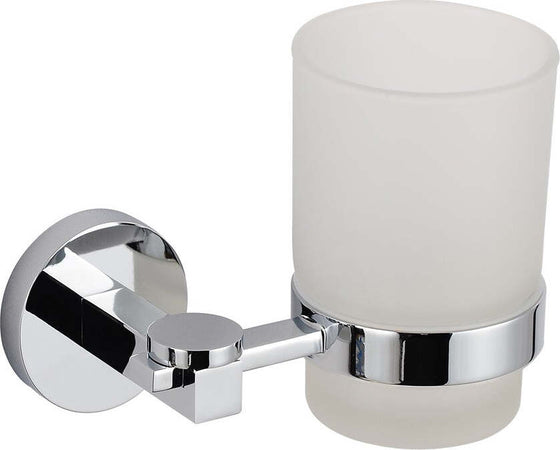Porta Bicchiere per Spazzolino da Bagno Margherita a Parete Ottone Cromato Casa e cucina/Bagno/Accessori per il bagno/Dosatori e porta accessori/Bicchieri porta spazzolini Ogomondo - Martina Franca, Commerciovirtuoso.it