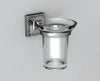 Porta Bicchiere Spazzolini Bagno In Abs Cromato Serie Plaisir Design Moderno Porta Spazzolini Da Parete Made In Italy